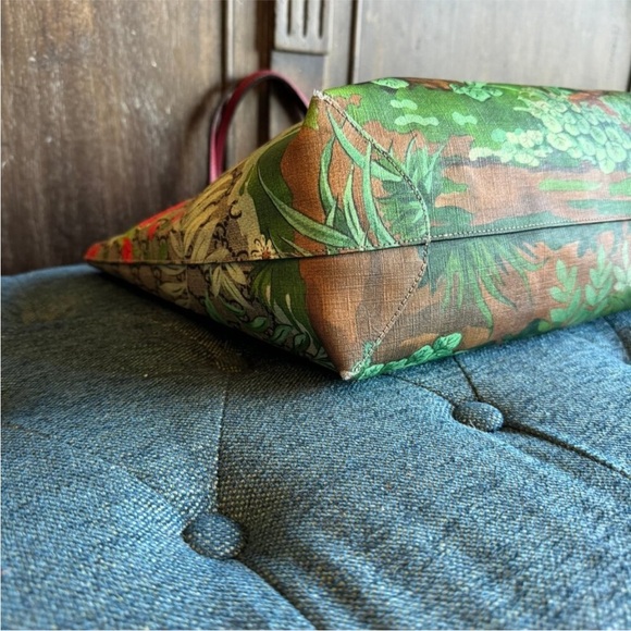 Gucci Multicolor Bird Print Tote - Picture 13 of 16